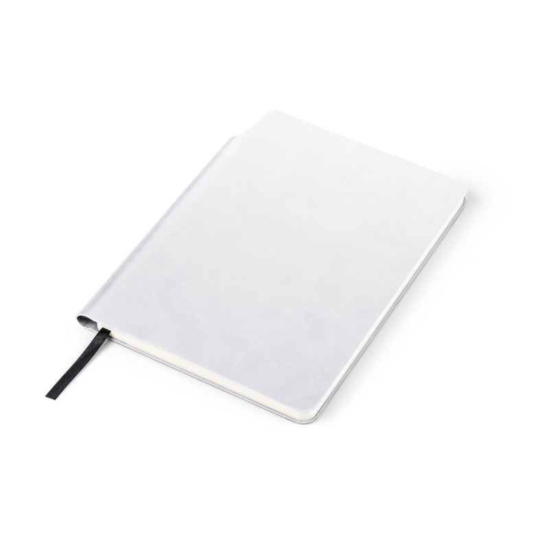 Carnet MOLI A5 blanc personnalisable tampographie | Apothiclick