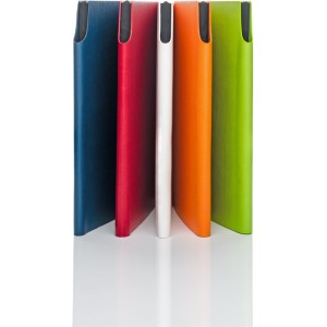 Carnet MOLI A5 bleu personnalisable tampographie | Apothiclick