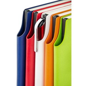 Carnet MOLI A5 rouge personnalisable tampographie | Apothiclick