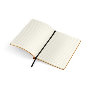 Carnet MOLI A5 orange personnalisable tampographie | Apothiclick