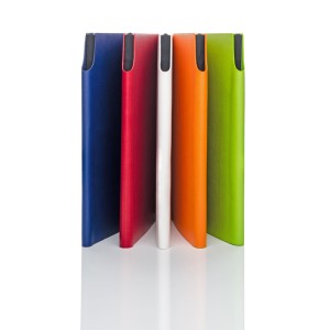 Carnet MOLI A5 orange personnalisable tampographie | Apothiclick