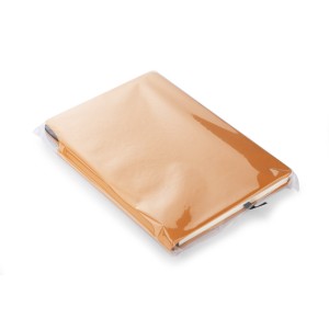 Carnet MOLI A5 orange personnalisable tampographie | Apothiclick