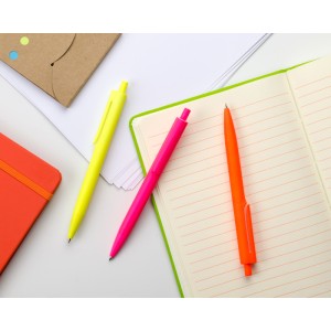 Stylo à bille NEON orange fluo personnalisable tampographie | Apothiclick