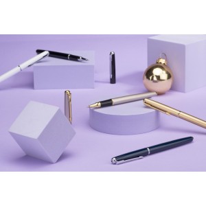 Stylo roller GLOW GOLD or métal personnalisable gravure | Apothiclick