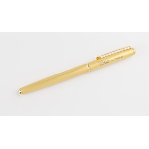 Stylo roller GLOW GOLD or métal personnalisable gravure | Apothiclick