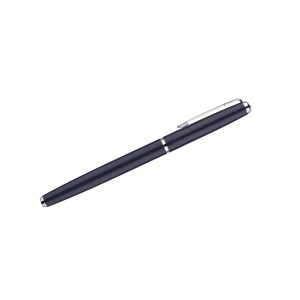 Stylo roller GLOW bleu marine métal personnalisable gravure | Apothiclick