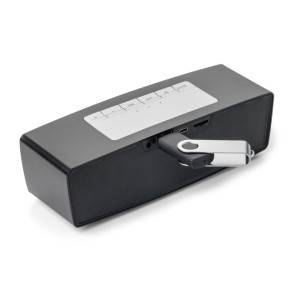 Enceinte AMBIENT Bluetooth FM 2x3W personnalisable | Apothiclick