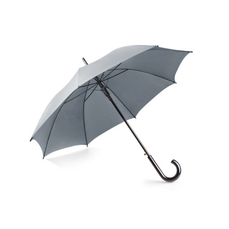 Parapluie STICK graphite automatique poignée bois personnalisable | Apothiclick