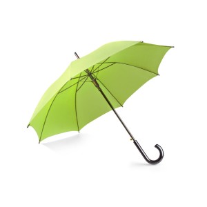 Parapluie STICK vert clair automatique poignée bois personnalisable | Apothiclick