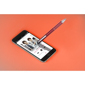 Stylet IMPACT rouge personnalisable gravure | Apothiclick