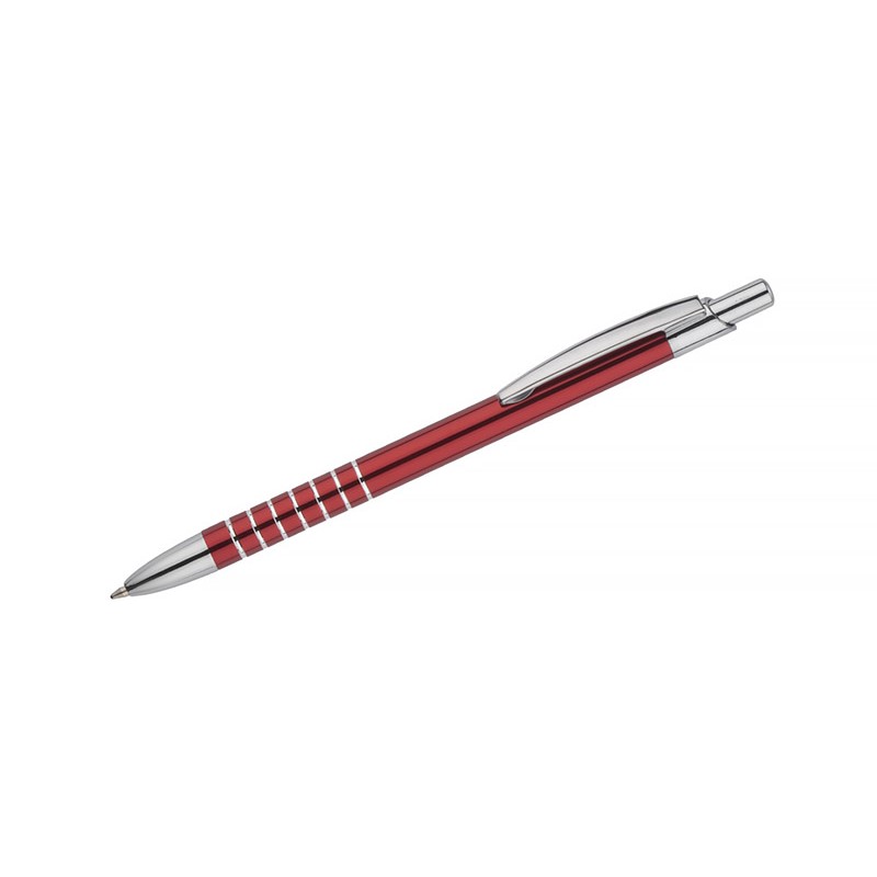 Stylo aluminium RING rouge personnalisable gravure | Apothiclick