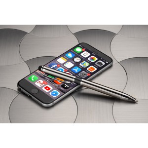 Stylet TURBO noir personnalisable gravure | Apothiclick