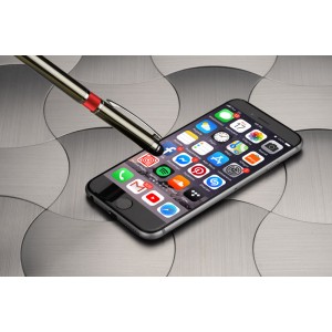 Stylet TURBO rouge personnalisable gravure | Apothiclick