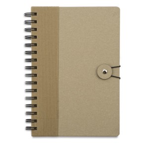 Carnet écologique RECYCLE A5 papier recyclé personnalisable | Apothiclick