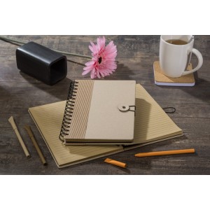 Carnet écologique RECYCLE A5 papier recyclé personnalisable | Apothiclick