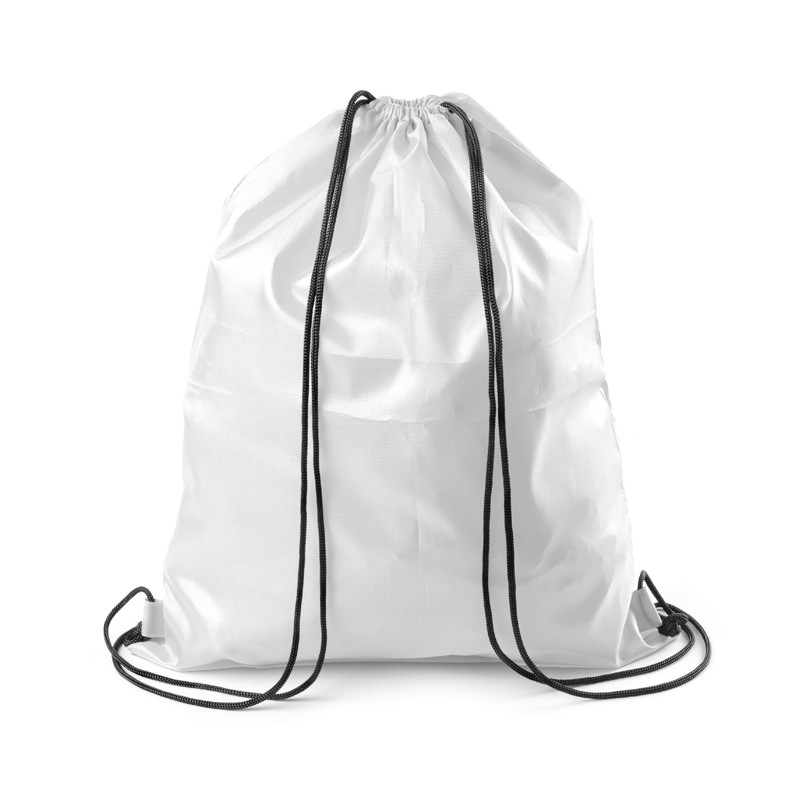 Sac à dos à cordons VALO blanc personnalisable sublimation | Apothiclick