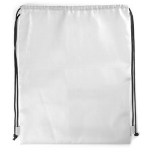 Sac à dos à cordons VALO blanc personnalisable sublimation | Apothiclick