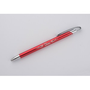 Stylo métal AVALO rouge personnalisable gravure | Apothiclick