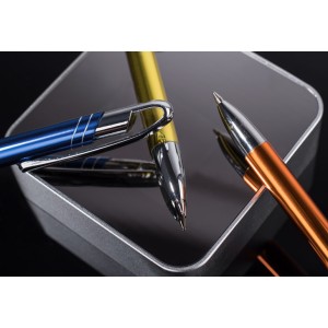 Stylo métal AVALO orange personnalisable gravure | Apothiclick