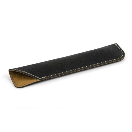 Étui pour stylo E27 PU noir personnalisable gravure | Apothiclick