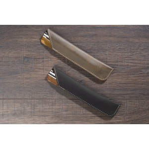 Étui pour stylo E27 PU noir personnalisable gravure | Apothiclick