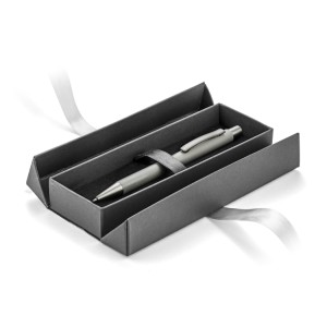 Étui pour stylo E26 argent personnalisable tampographie | Apothiclick