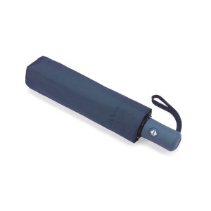 Parapluie pliant REGO bleu marine automatique personnalisable DTF | Apothiclick