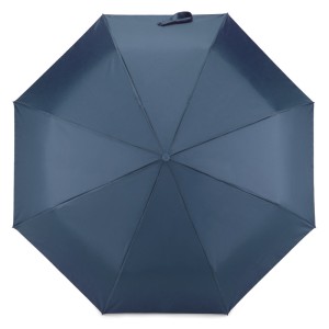 Parapluie pliant REGO bleu marine automatique personnalisable DTF | Apothiclick