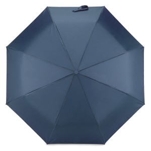 Parapluie pliant REGO bleu marine automatique personnalisable DTF | Apothiclick