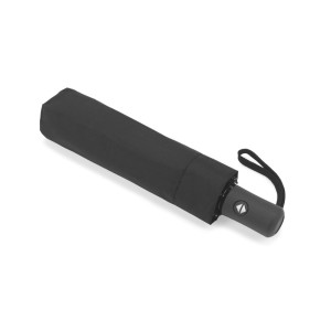 Parapluie pliant REGO noir automatique personnalisable DTF | Apothiclick