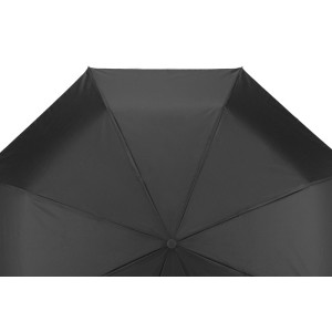 Parapluie pliant REGO noir automatique personnalisable DTF | Apothiclick