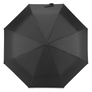 Parapluie pliant REGO noir automatique personnalisable DTF | Apothiclick