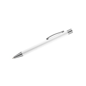 Stylo GOMA blanc soft touch personnalisable gravure | Apothiclick