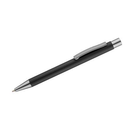 Stylo GOMA noir soft touch personnalisable gravure | Apothiclick