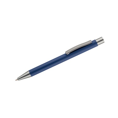 Stylo GOMA bleu soft touch personnalisable gravure | Apothiclick
