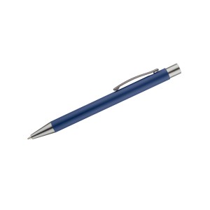 Stylo GOMA bleu soft touch personnalisable gravure | Apothiclick