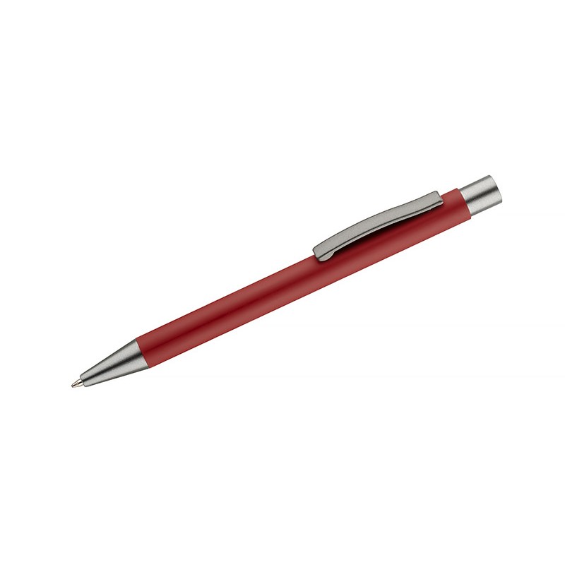 Stylo GOMA rouge soft touch personnalisable gravure | Apothiclick