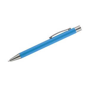 Stylo GOMA azur soft touch personnalisable gravure | Apothiclick