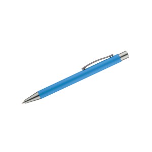 Stylo GOMA azur soft touch personnalisable gravure | Apothiclick