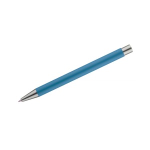 Stylo GOMA azur soft touch personnalisable gravure | Apothiclick