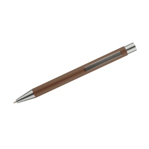 Stylo GOMA marron soft touch personnalisable gravure | Apothiclick