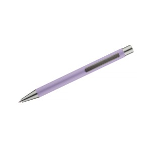 Stylo GOMA violet soft touch personnalisable gravure | Apothiclick
