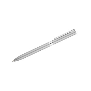 Stylo gel GELLE argent encre noire personnalisable gravure | Apothiclick