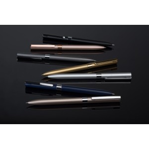 Stylo gel GELLE noir encre noire personnalisable gravure | Apothiclick