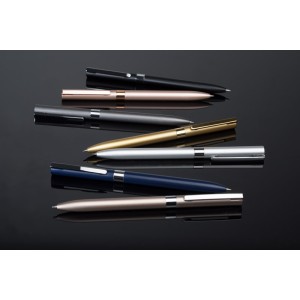 Stylo gel GELLE noir encre noire personnalisable gravure | Apothiclick