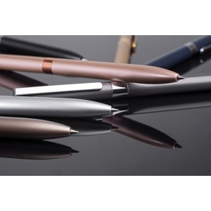 Stylo gel GELLE noir encre noire personnalisable gravure | Apothiclick