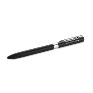Stylo gel GELLE noir encre noire personnalisable gravure | Apothiclick