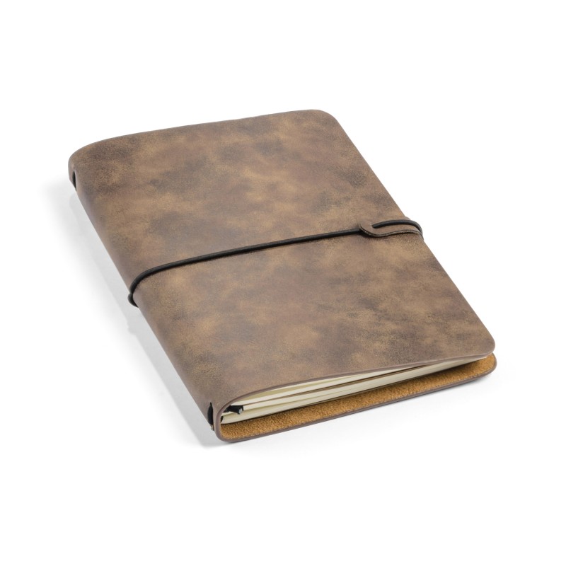 Carnet RETRO A5 marron personnalisable avec carnets amovibles | Apothiclick
