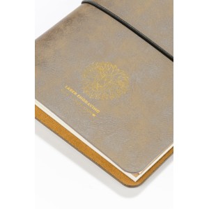 Carnet RETRO A5 marron personnalisable avec carnets amovibles | Apothiclick