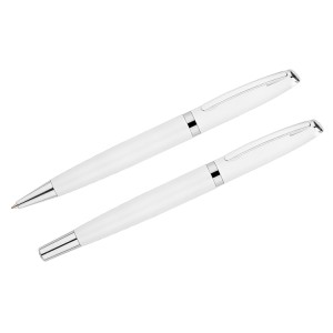 Ensemble d’écriture COLORADO blanc personnalisable | Apothiclick